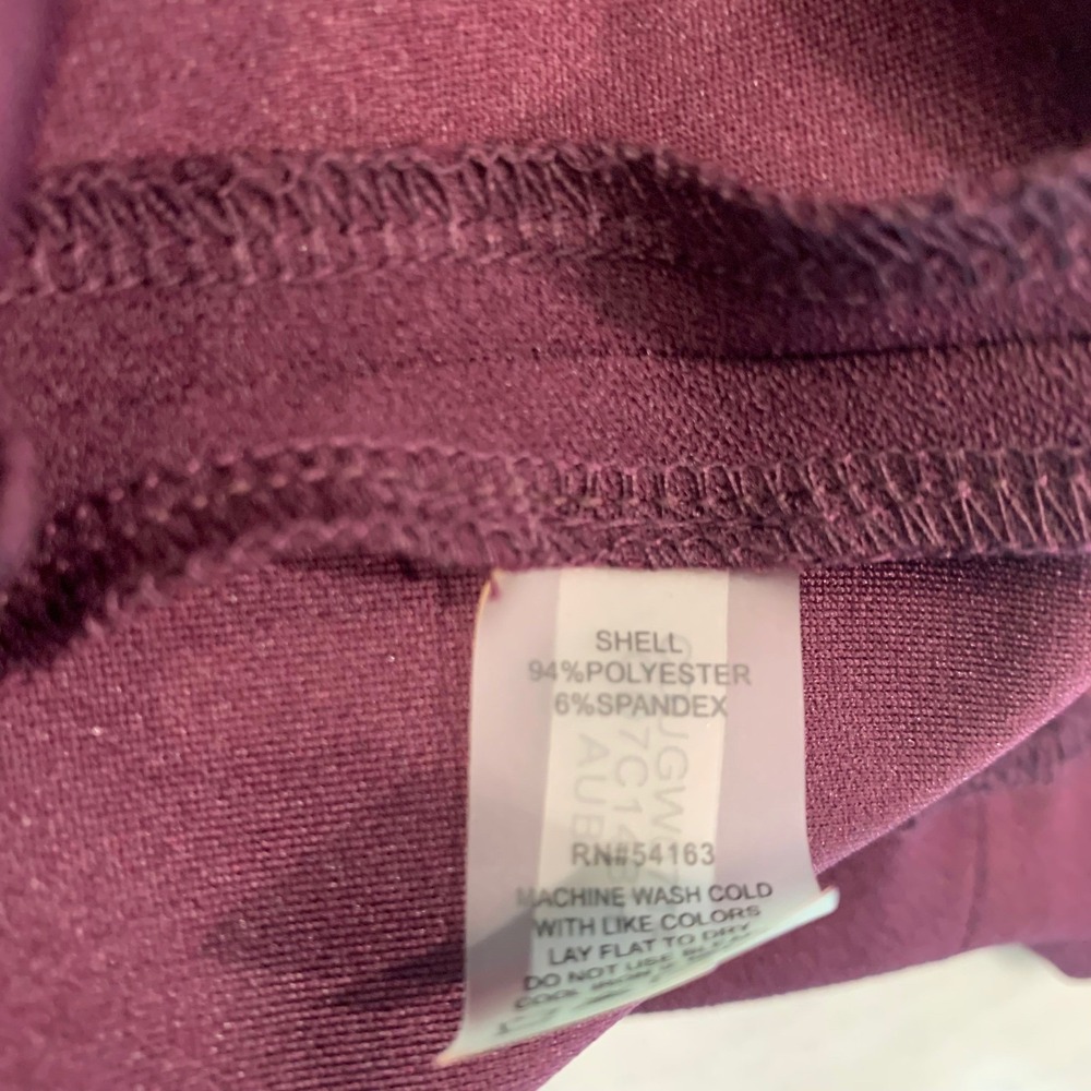 Calvin Klein Burgundy Cold Shoulder Sheath Dress New w/ Tags Women's Size 8 - Picture 7 of 16